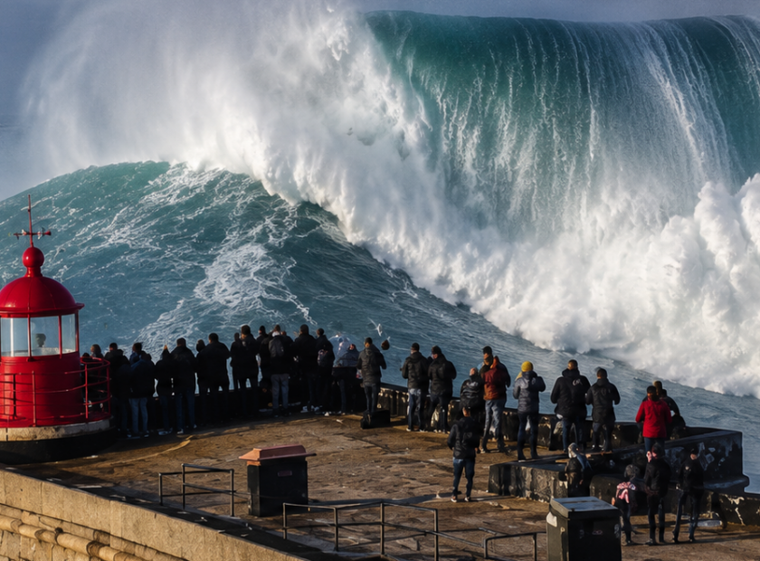 Le onde giganti di Nazarè