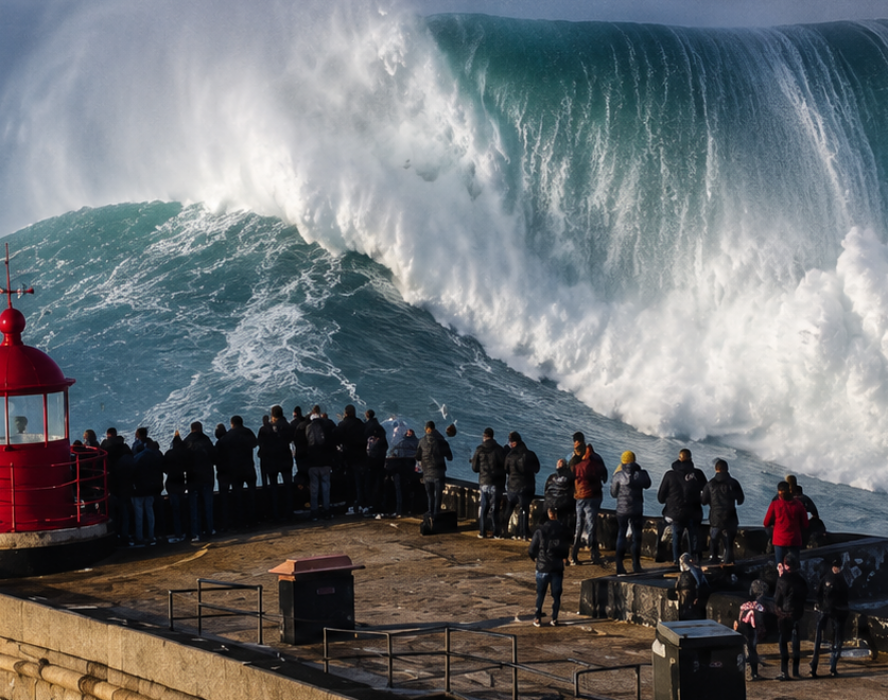 Le onde giganti di Nazarè