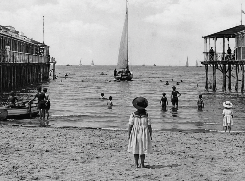 Le cabine balneari a Viareggio