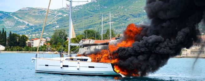 Incendio a bordo
