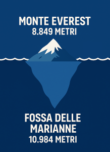 Everest vs Fossa delle Marianne