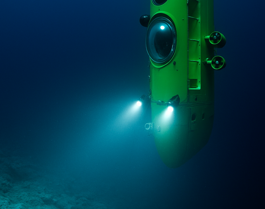Deepsea Challenger nella Fossa delle Marianne
