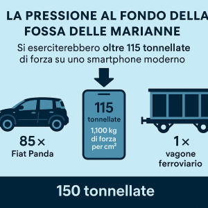 Pressione nella Fossa delle Marianne