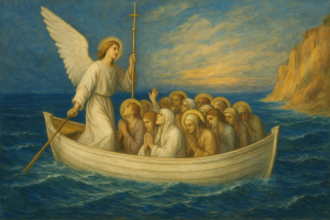 Angelo nocchiero e il purgatorio