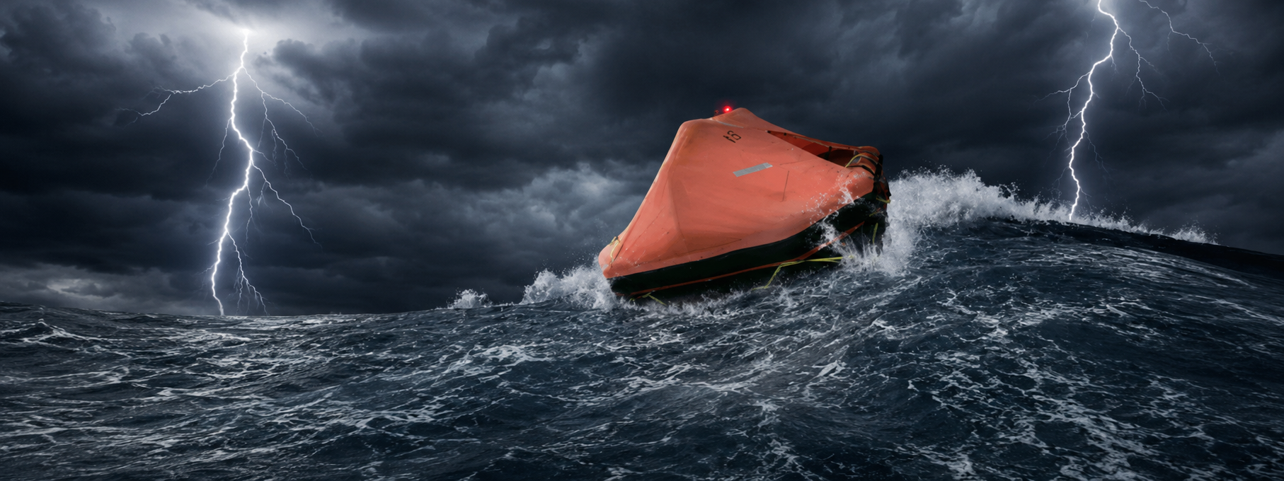 Dotazioni di sicurezza Zattera di salvataggio