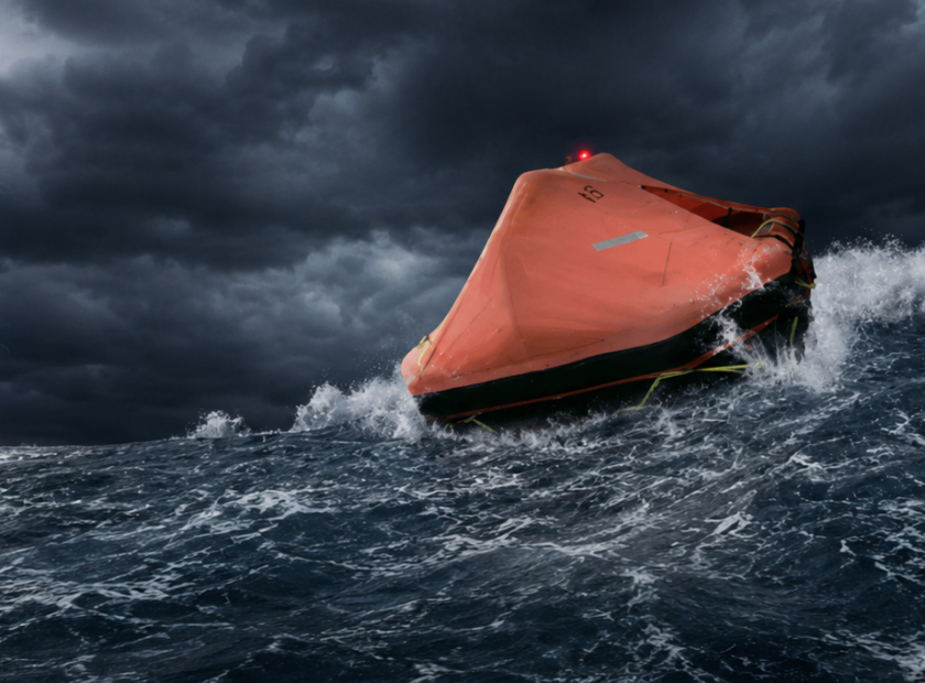 Dotazioni di sicurezza Zattera di salvataggio