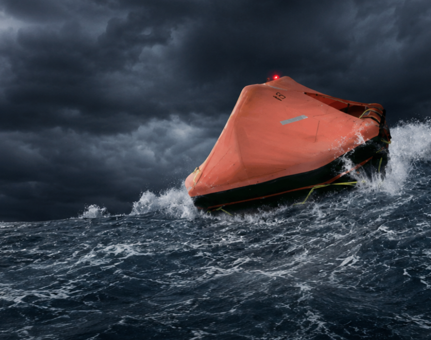 Dotazioni di sicurezza Zattera di salvataggio