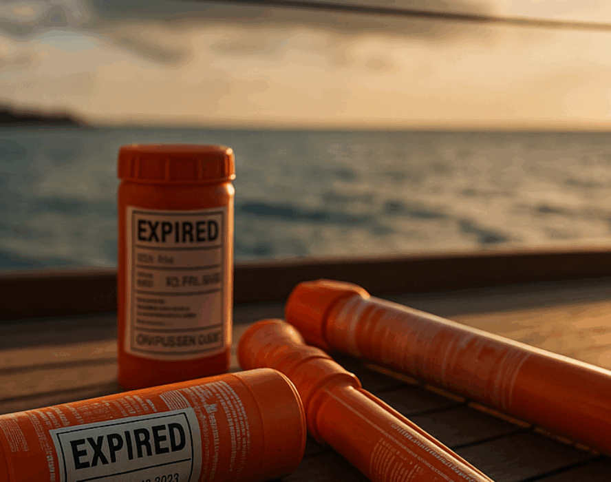 smaltire razzi scaduti e segnali pirotecnici