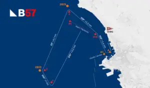 Percorso della Barcolana a Trieste